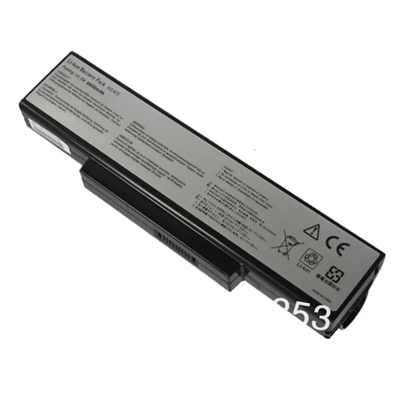 Новая аккумуляторная батарея для ноутбука Asus A72 A72D A72DR A72F A72J A72JK A72JR K72 K72D K72DR K72DY K72F