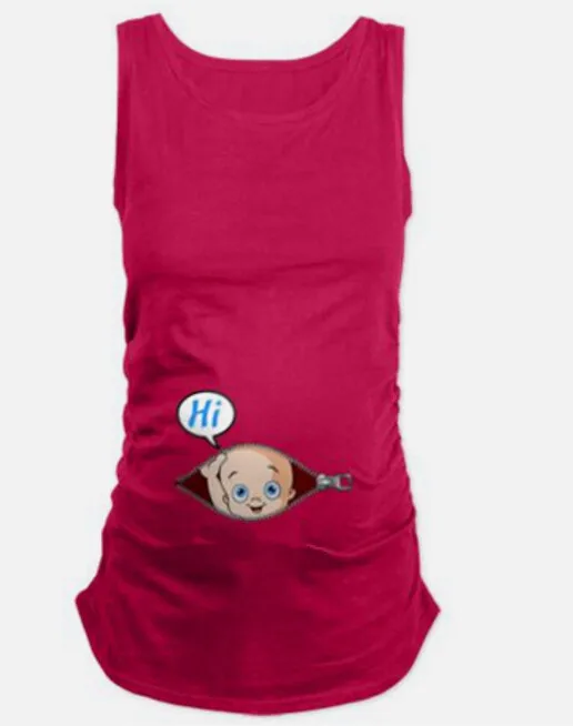 Футболки для беременных с принтом короткий рукав Свободные топы Для женщин футболка Беременность Футболка для беременных топ, жилет кормящих одежда