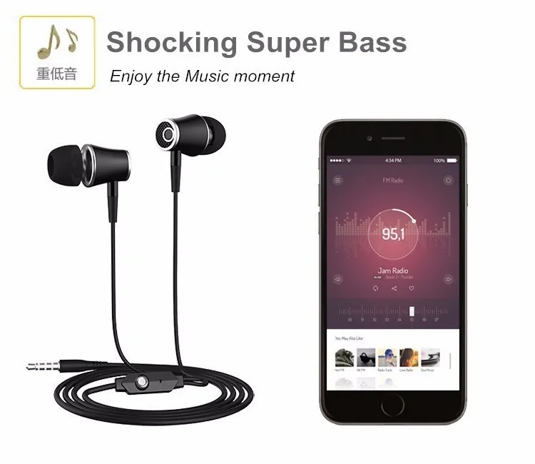 Headset Bass Earbuds