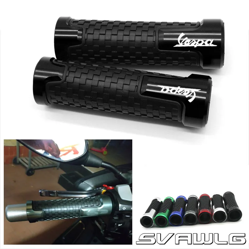 

Motorcycle CNC handlebar grips Product For Piaggio Vespa GTS LX LXV Sprint Primavera 50 125 250 300 GTS 300ie S 50 Handle Grips