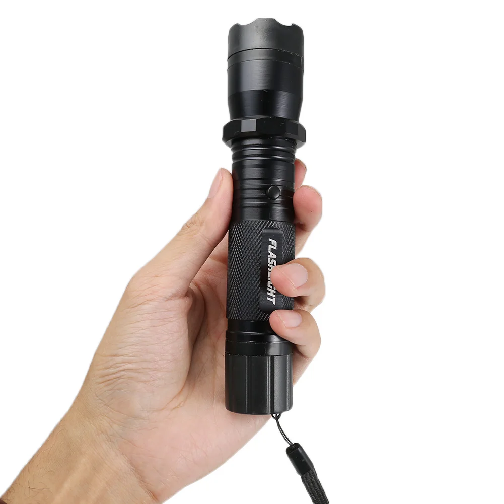 

Nylon Case Strong Light Flashlight Portable Durable Electric Torch for Camping Travel Outdoor EM88