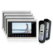 Homefong Video font b Door b font Phone With Handsfree Dual way Intercom and Indoor Monitoring