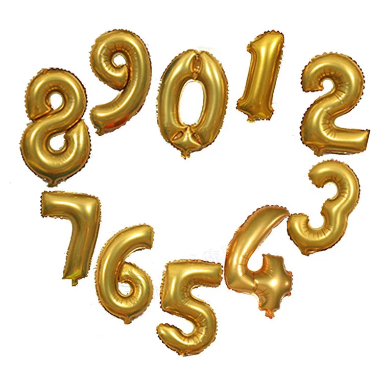 Birthday Party Decorations Adult Foil Balloons Graduation 2019 Air Balloons Ramadan Kareem Number Balloon Baby SHower Party Balloons (9)