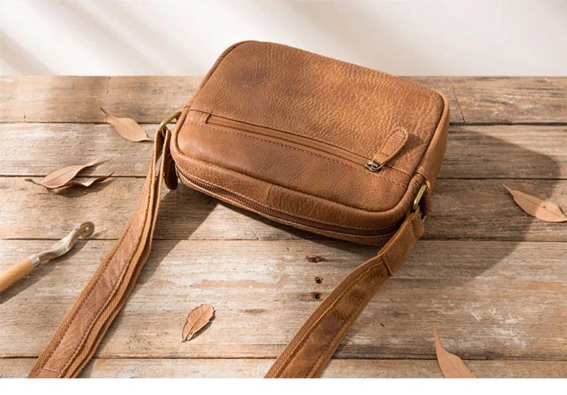 AETOO, мужская сумка, сумка через плечо, новая кожаная сумка-мессенджер, сумка для отдыха, первый слой, сумка из воловьей кожи, мужская сумка