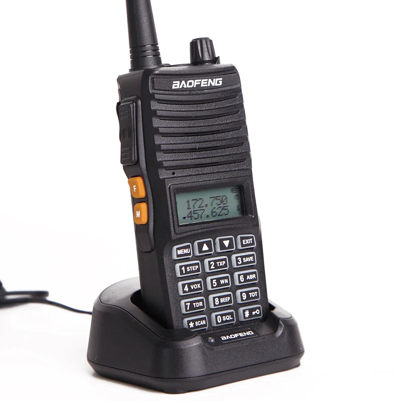 Baofeng UV-82 II Высокое Мощность 8 Вт Walkie Talkie обновление UV82 двойной 2 PTT Портативный ветчиной двухстороннее радио УКВ трансивер + гарнитура