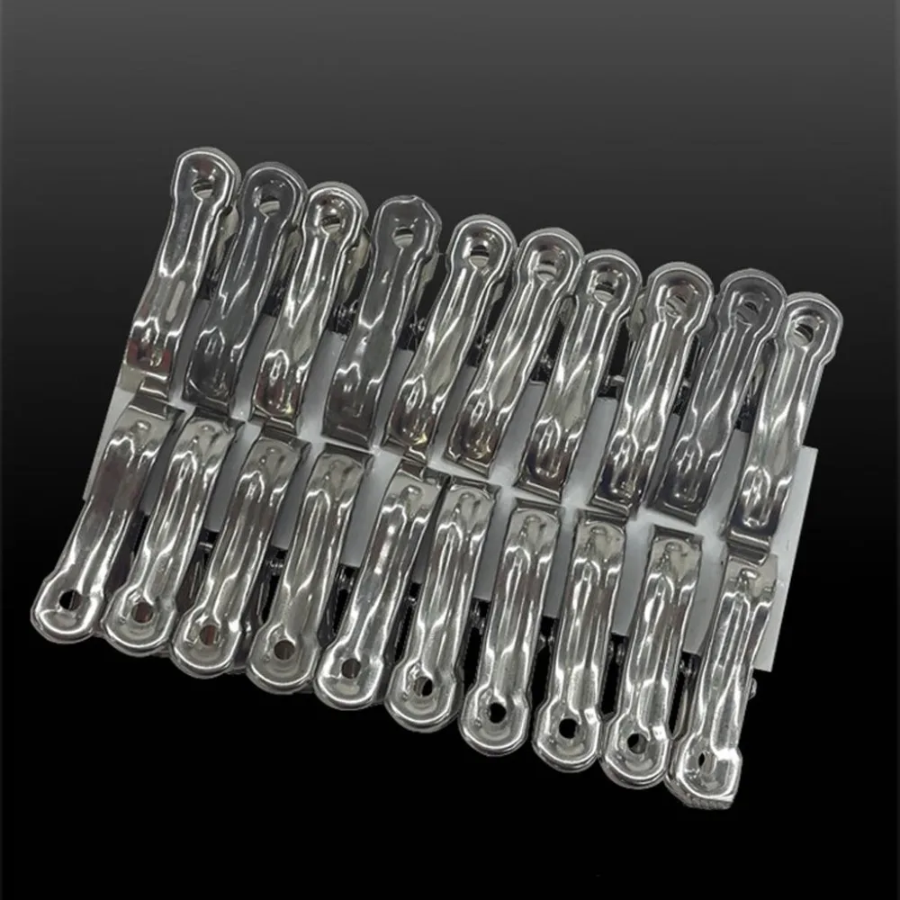 Buy Stainless Steel Clothes Pegs Hanging Pins Clips Laundry Windproof clamp 20