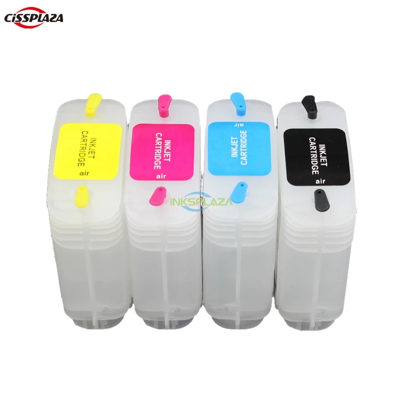 

CISSPLAZA refillable Ink cartridge compatible for HP82 with ARC chip for Designjet 510 CH565A 510 for hp 82 H565A/4911/4912/4913