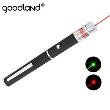 Goodland лазерная указка 5 мВт зеленый красный Высокая мощность 500 м светодиодный светильник фонарь ведущий луч светильник охотничья лазерная ручка для обучения