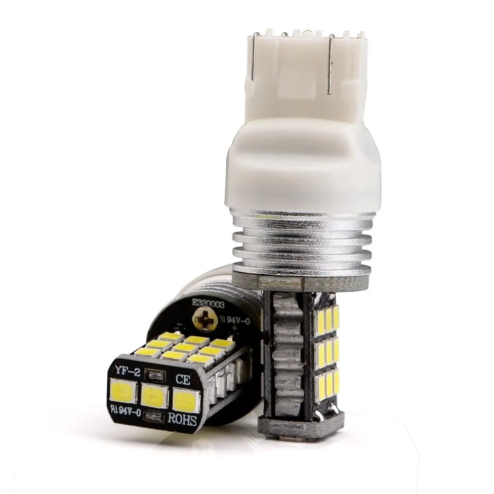 YM E Bright 4 шт. T20 7443 W21/5 Вт 2835 21 SMD 7444NA светодиоды тормозные огни 12 В 24 неполярность 420Lm
