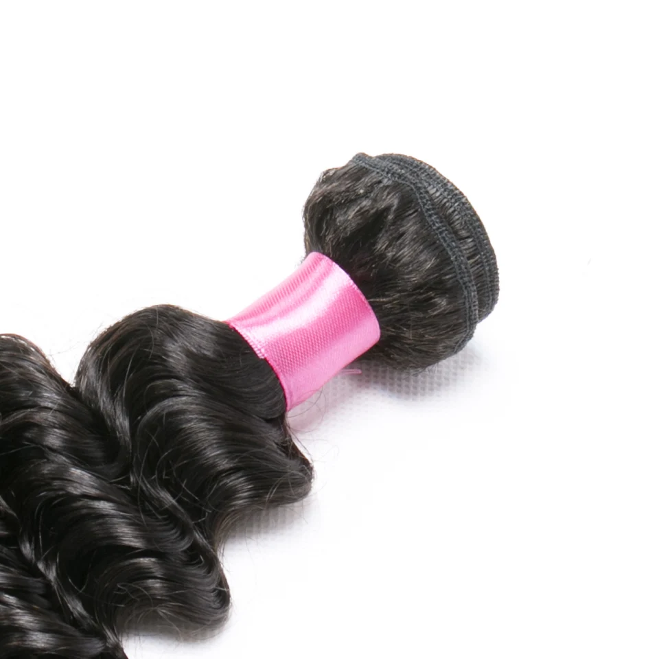 Chloe волосы глубокая волна пучки бразильских локонов плетение 1 шт. remy волосы для наращивания натуральный цвет 8-30 дюймов
