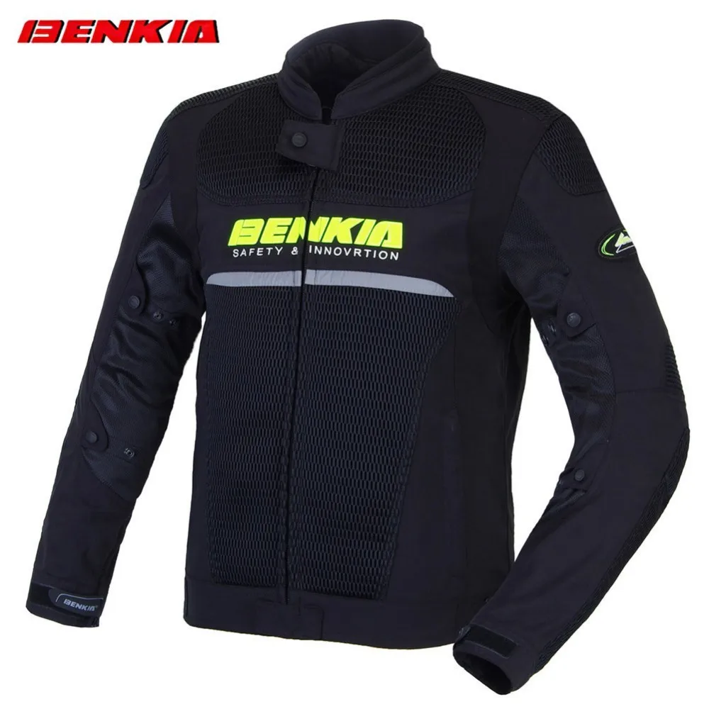 

BENKIA JW56 Summer Motorcycle Jcaket Men Racing Clothes Spring Autumn Mesh Breathable Moto Jacket Motorcycle Protective Clothing