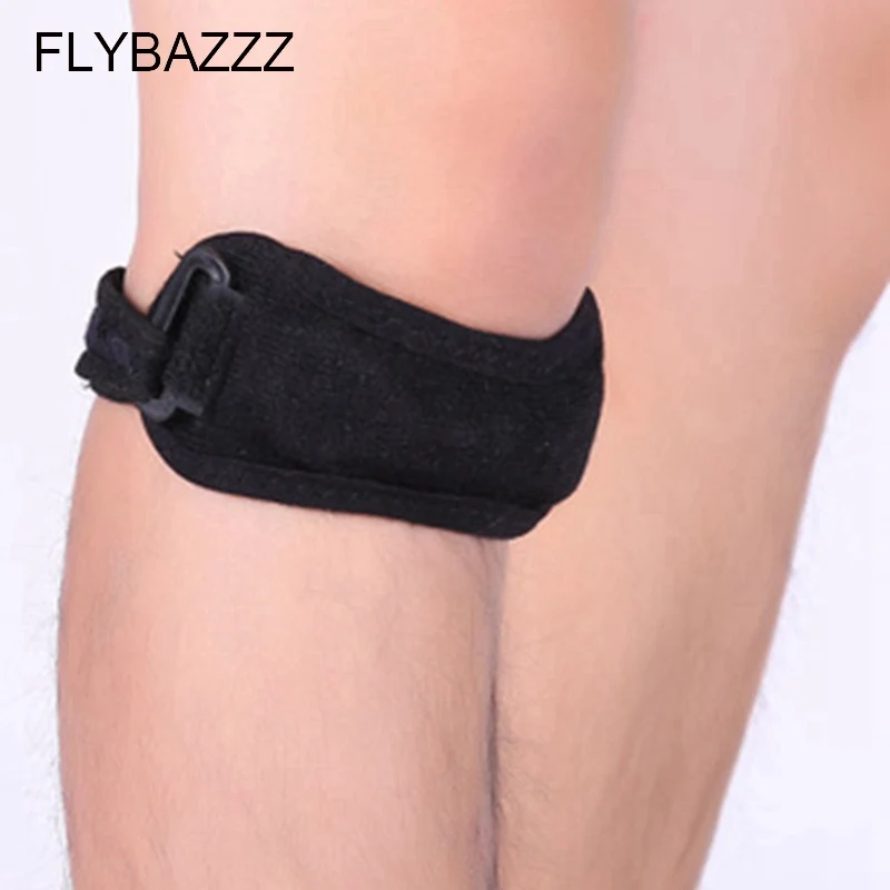 

FLYBAZZZ New Elastic Adjustable Knee Support Brace Mountain Hiking Leg Guard Patella Sport Gym Outdoor Padded Hot Sale Protector