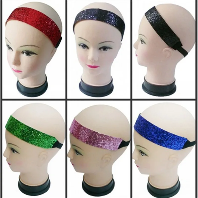 Buy ON SALE 2PCS 2018 New 1.5" Glitter Headbands