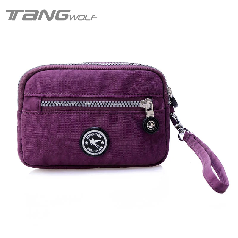  New 2016 Fashion Casual Nylon Zipper Women's Purses Carteira Kip Ladies Purse Wallet Women Men Hasp Clutch Brand Women's handbag 