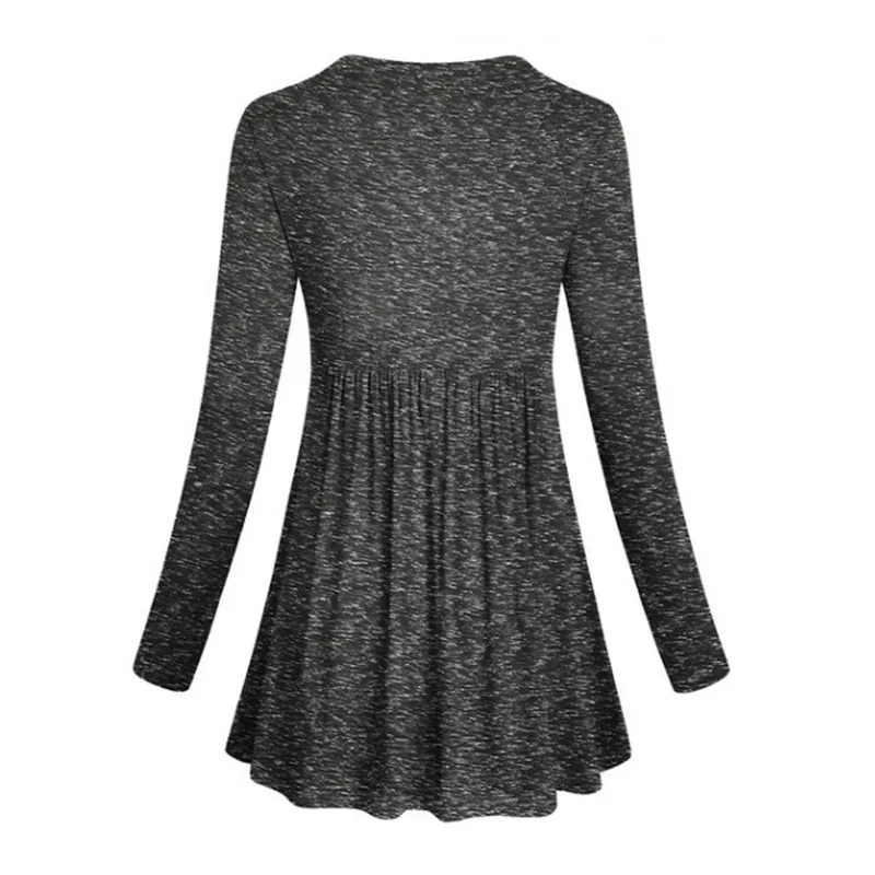 Горячие Свободные Повседневная одежда для мам для беременных Для женщин футболка с длинными рукавами v-образным вырезом Беременность топ