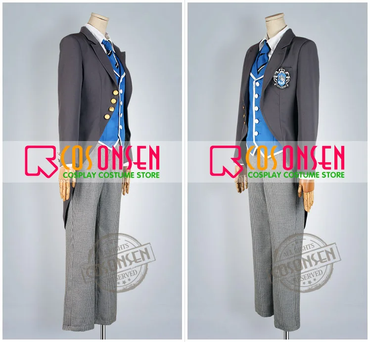 Косплей ONSEN Black Butler Lawrence Bluewer Rorence Школьная форма Костюм на заказ|school uniform cosplay|cosplay