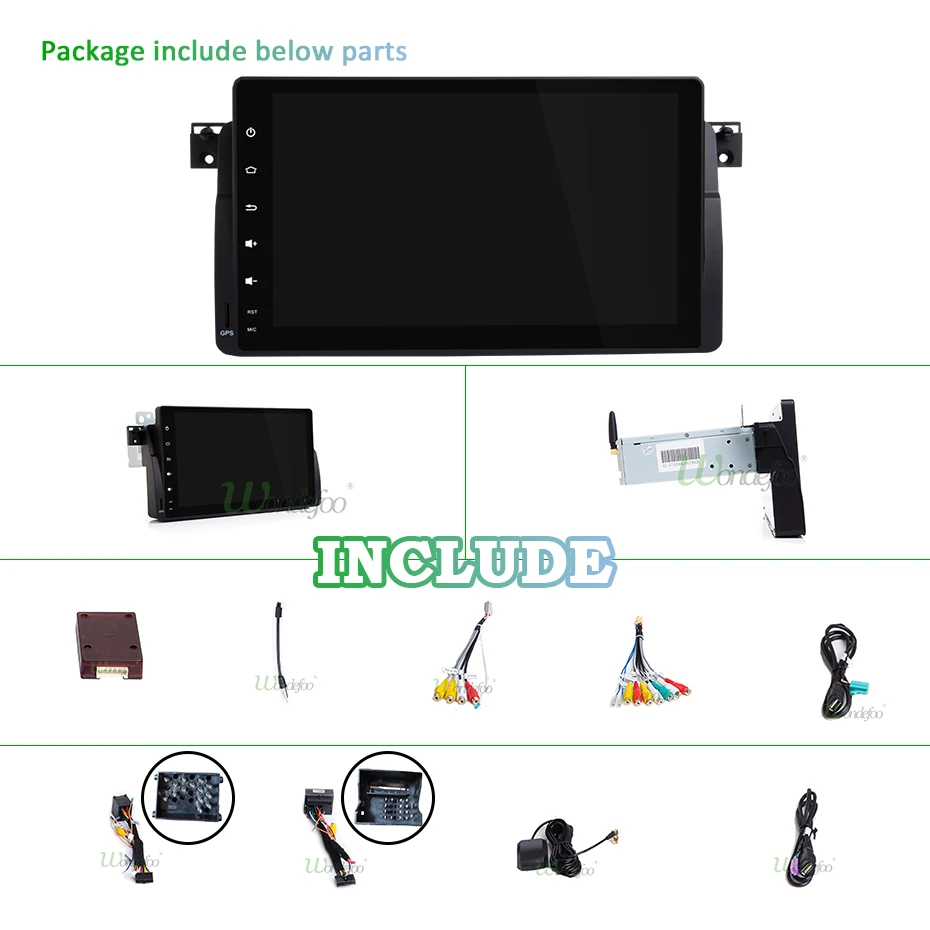 Excellent Android 9.0 DSP IPS screen 64G car GPS for BMW E46 M3 MG ZT Rover 75 320 navigation multimedia AV output carplay NO DVD player 1