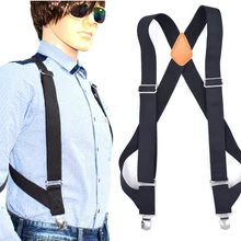 Новые мужские уличные рабочие ремни для взрослых монохромные повседневные подтяжки