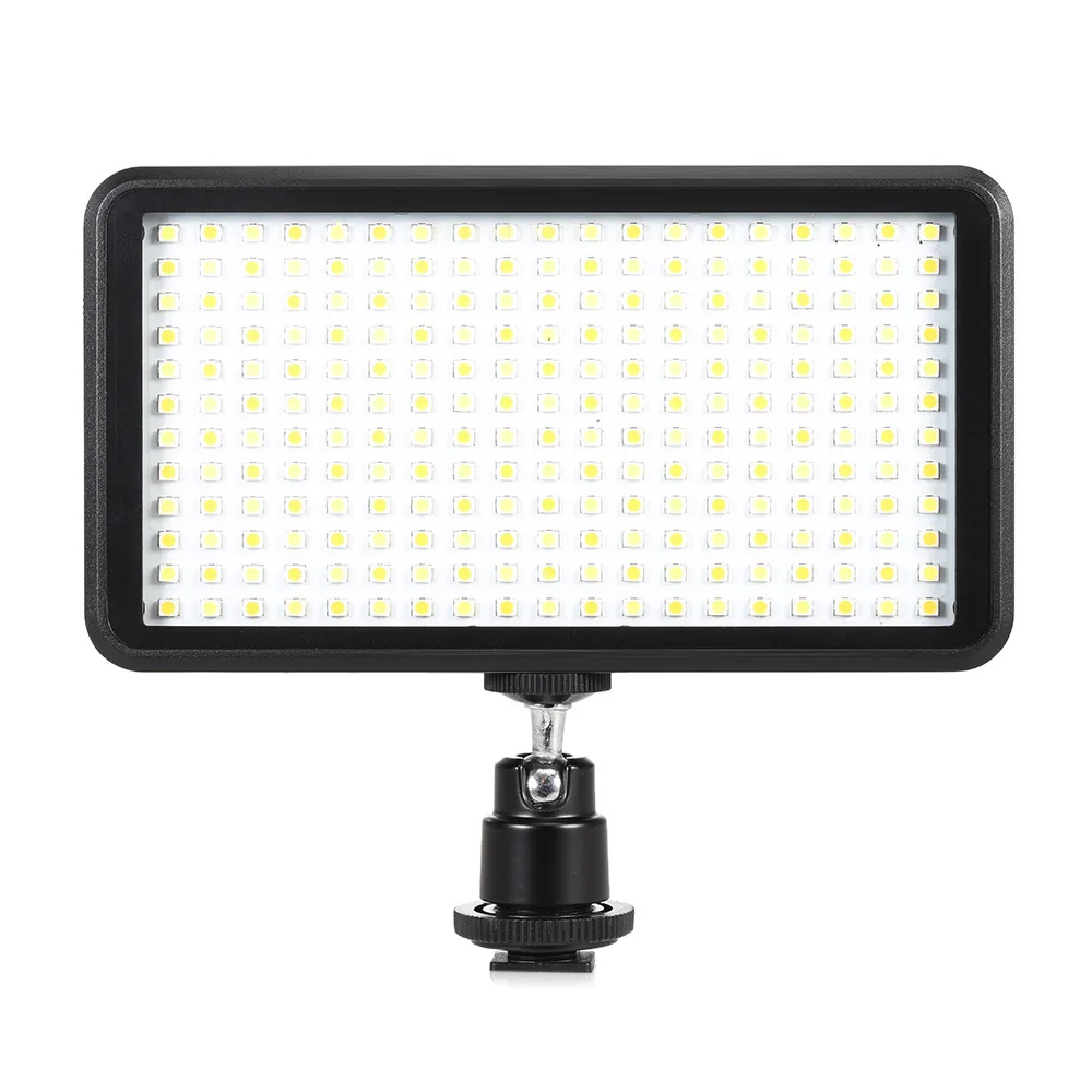 228 LED 3200K-6000K Dimmable Photo Video Light Lamp on Camera Hot Shoe LED Lighting for Canon Nikon DSLR Camera DV Camcorder