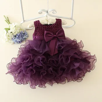 

Girls Dresses 2017 Baby Little Girl Sweet Princess Dress Summer Birthday Party Roupas Infantis Menina 0 to 3 months 6M 12 M 1 2