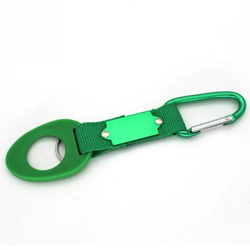 Нейлоновый ремешок для альпинизма эластичный висячий резиновый флакон легко использовать - Цвет: Зеленый