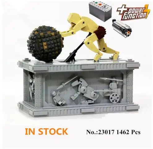 

Genuine Technic Series The MOC Sisyphus Moving Set 1518 Building Blocks 1462pcs Bricks Toys Compatible With bela