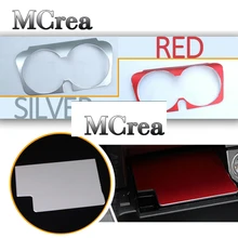 MCrea Авто Стайлинг для Mercedes Benz W205 W213 C E GLC Class Frame центральной консоли чашки Панель охватывает AMG наклейки Аксессуары