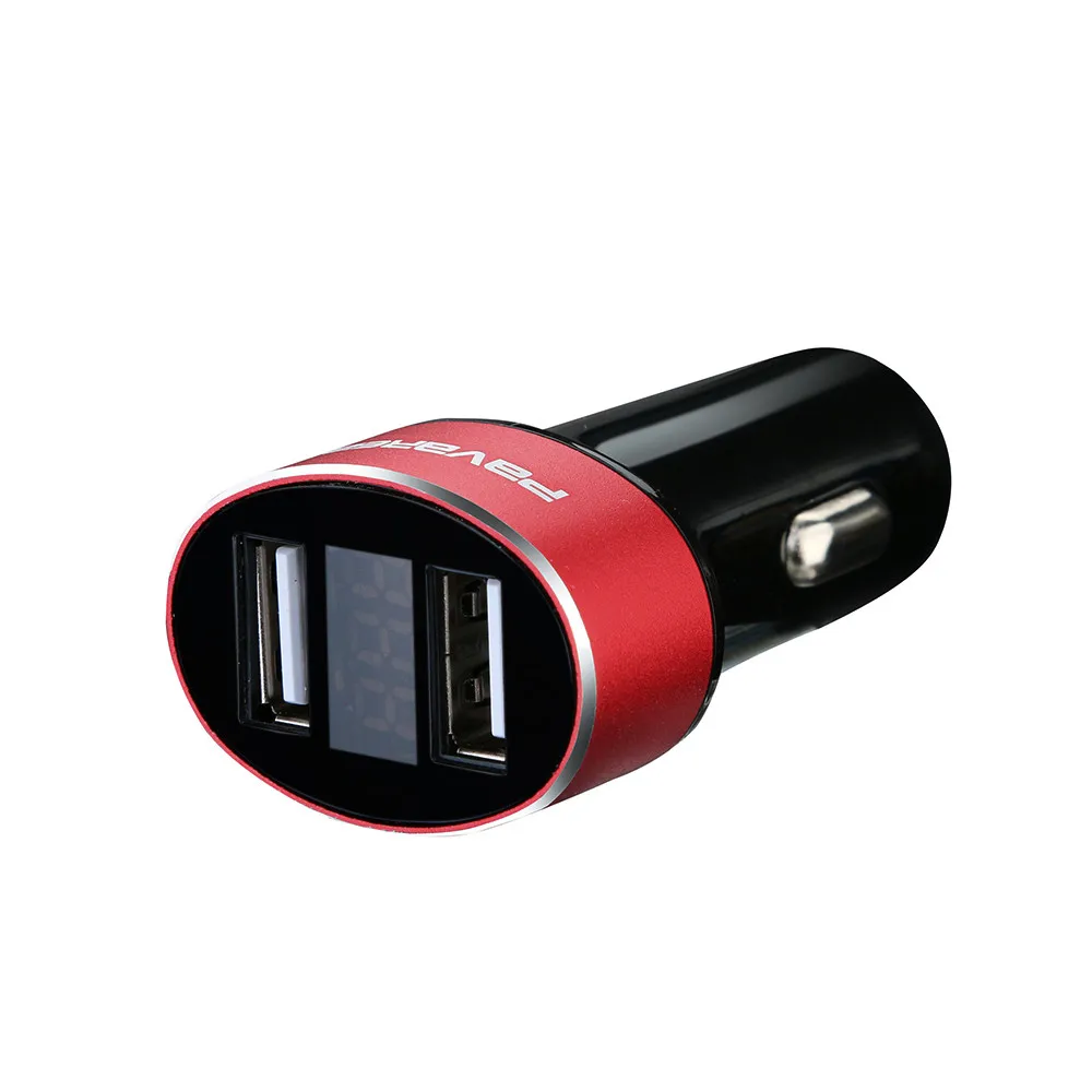 Двойное мини-usb-зарядное стабильная быстрая автомобиля Зарядное устройство 2 Порты и разъёмы адаптер безопасная и Быстрая зарядка через порт с силой тока двойной экономия времени для мобильного телефона# S