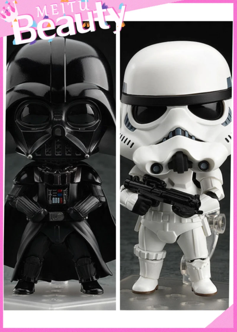 

Star Wars The Force Awakens Nendoroid Figures Black Warrior Imperial Stormtrooper Star Wars Darth Vader Figure Model Kids Toys