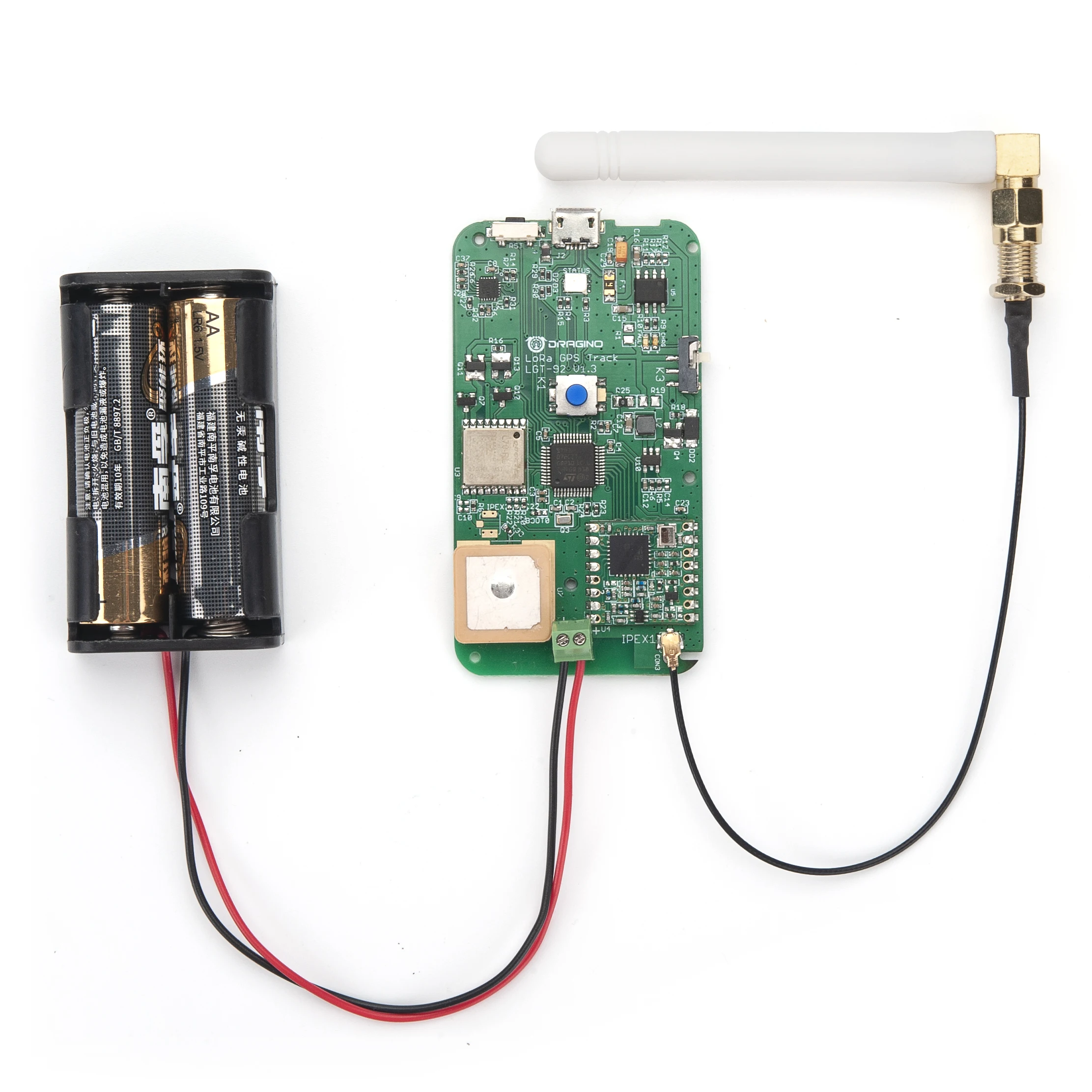 

LoRaWAN GPS Tracker with 9-axis accelerometer-LGT92-AA
