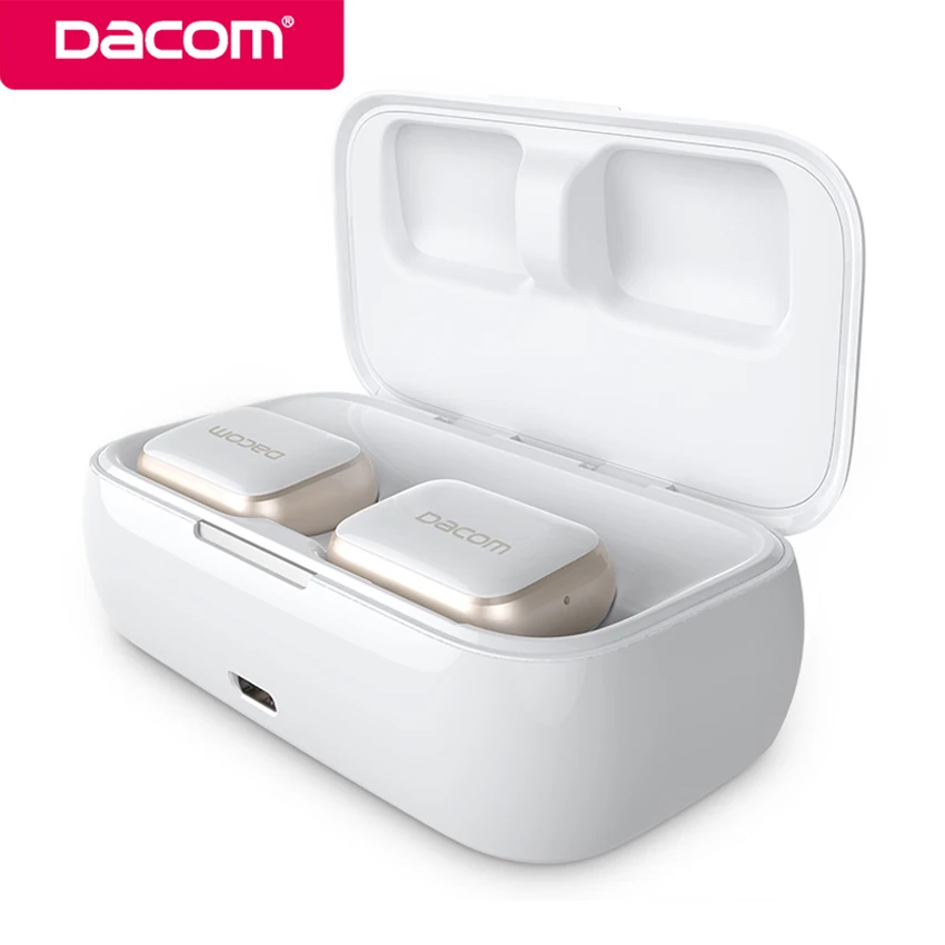 Dacom GF8 настоящие Близнецы Bluetooth гарнитура Мини Спорт Беспроводные TWS наушники
