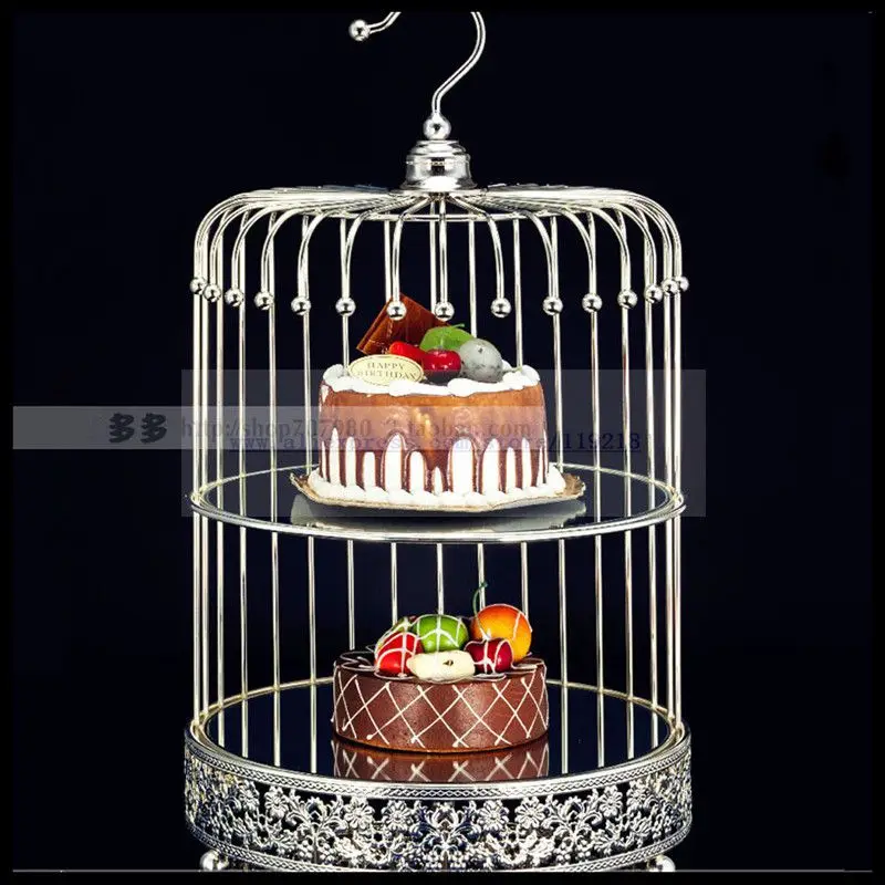 1pcs Silver Double Layer Mirror Bird Cage Cake Stand Afternoon Tea Snack Rack Tea Break Dessert Rack Dishes Plates Aliexpress 1pcs Silver Double Layer Mirror Bird Cage Cake Stand Afternoon Tea Snack Rack Tea Break Dessert Rack Dishes Plates Aliexpress