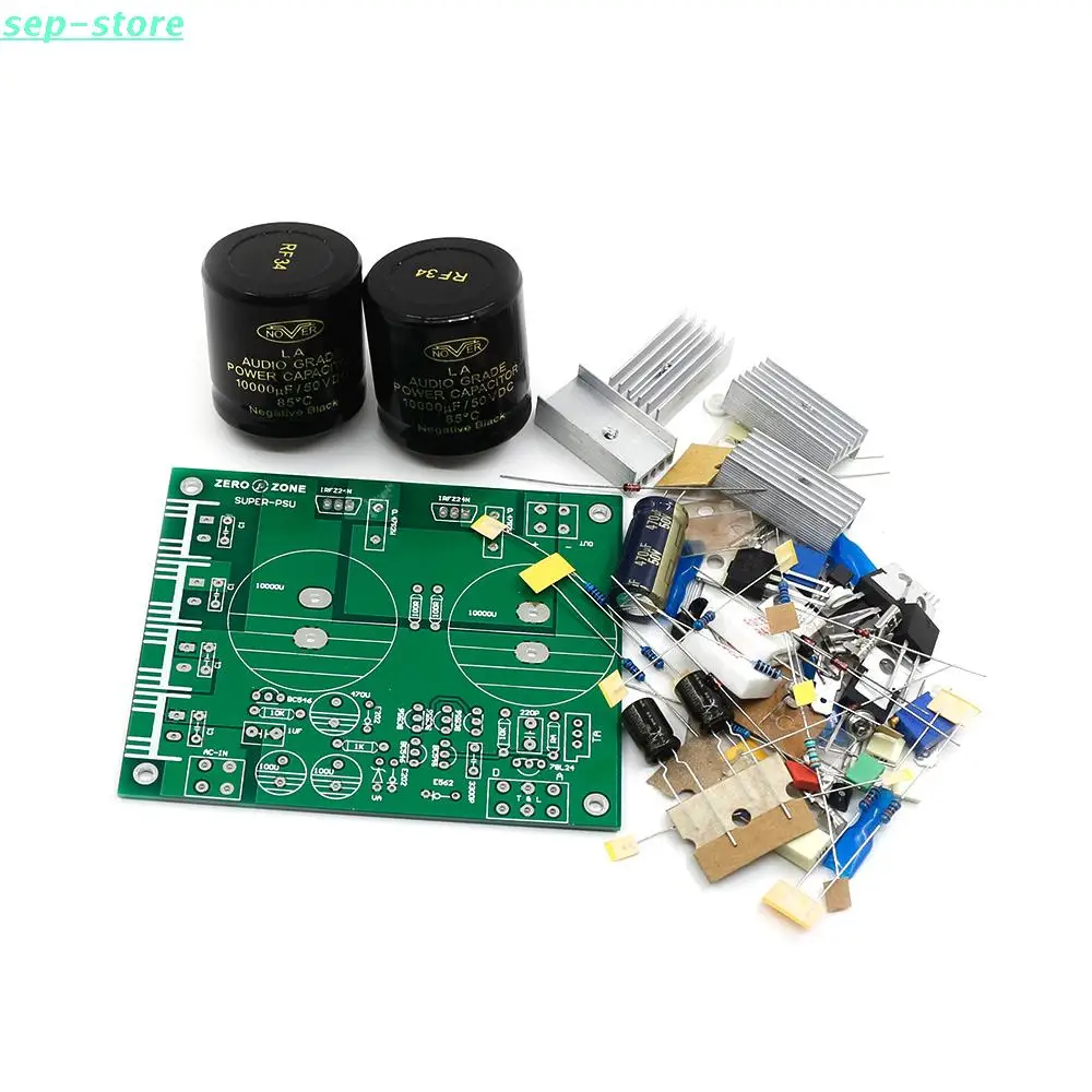 Dual Rail Linear Regulated Power Supply PCB Base on Sigma22 A22 Beta22 Circuit