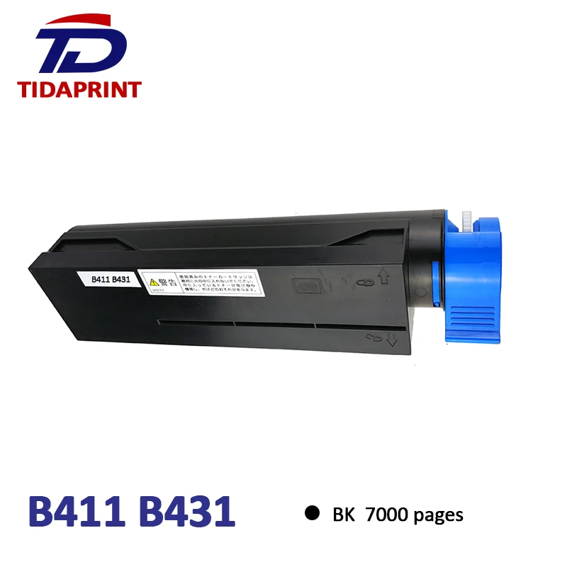 

TIDAPRINT Compatible For OkiData B431 Toner Cartridge B411 44574802 44574803 44574805 Printer 7000 Page Yield