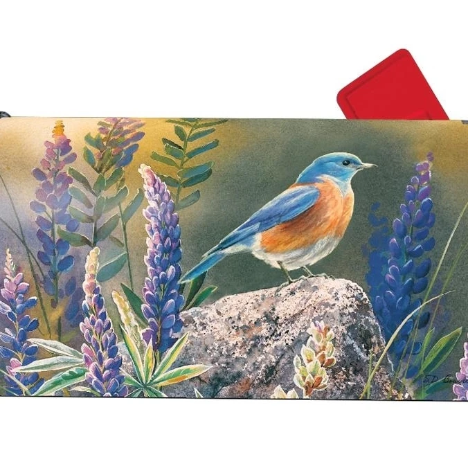 

Magnet Works Flower Watching Magnetic Mailbox Wrap Cover #01627