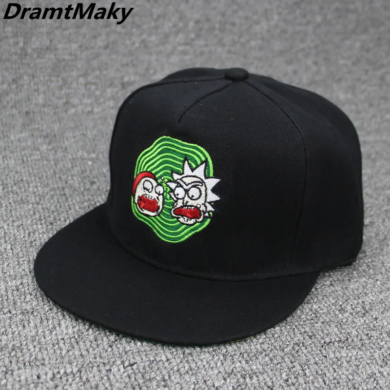 

New Embroidery Rick and Morty Baseball Cap Dad Hat Crazy Rick Cap American Anime Cotton Snapback Anime lovers Cap Men Women US