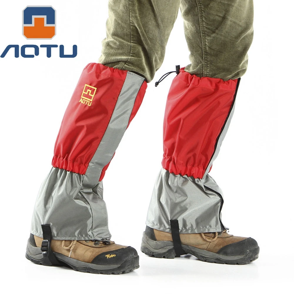 1 Pair AOTU Paired Skiing Hiking Leg Protective Guard Gaiters Leg