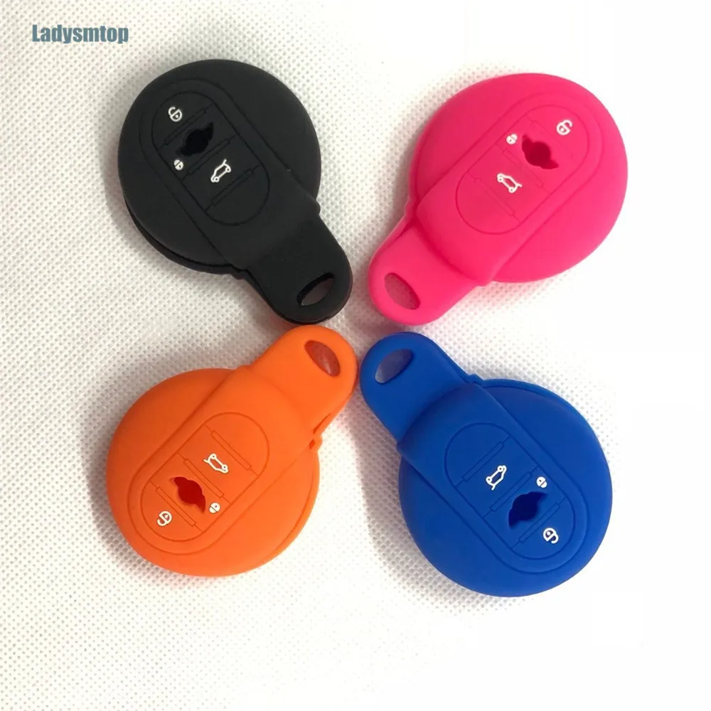 Ladysmtop силиконовый чехол для ключей от машины BMW Mini Cooper Poadster Coupe Countryman Paceman R55 R56 R57 R60