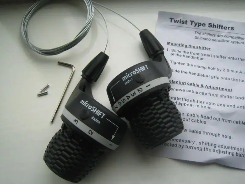shimano twist grip shifter cable replacement