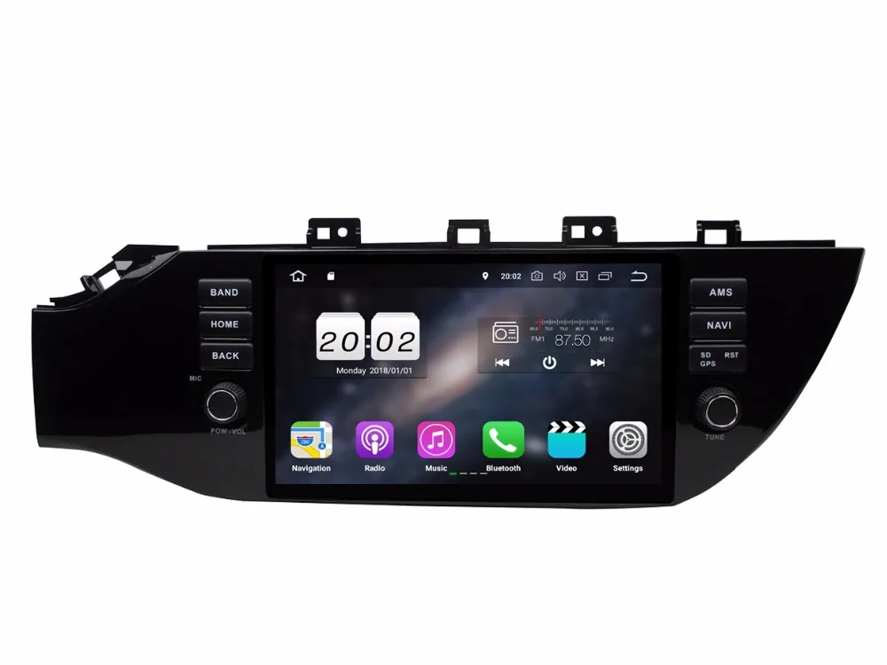 1024*600 четырехъядерный 9 &quotAndroid 8 1 автомобильный аудио dvd плеер для Kia K2 RIO 2017 2018