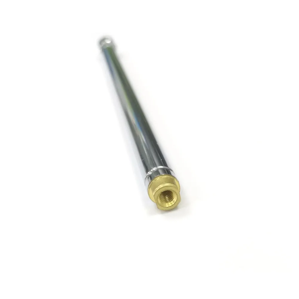Телескопическая антенна серебристого цвета 5 секций 41 см|replacement telescoping antenna|telescopic