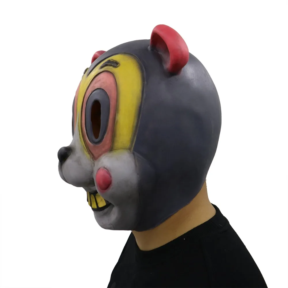 The Umbrella Academy Cha-Cha Cosplay Head Mask Latex Accessories Prop Masquerade