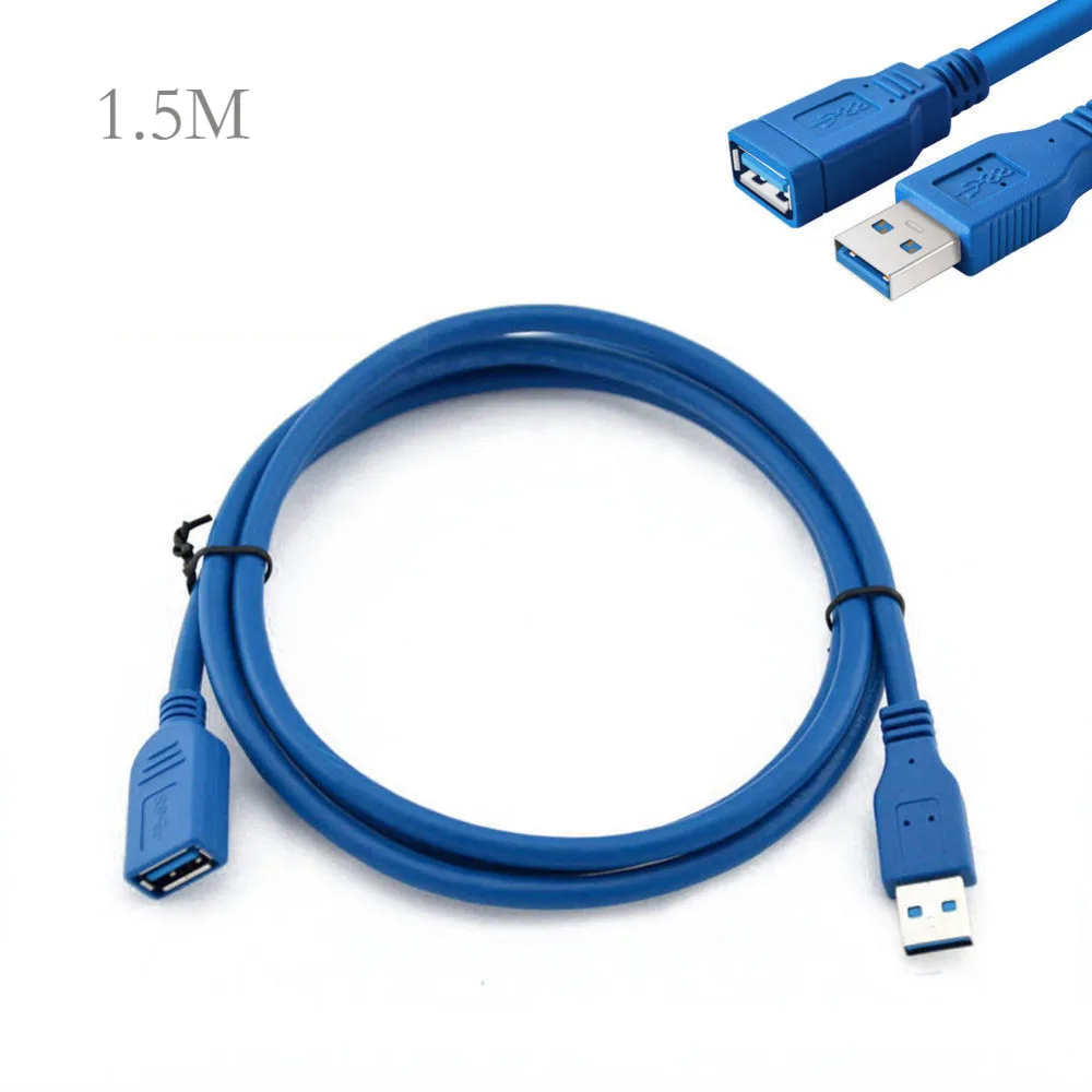 USB 3,0 A штекер к гнездовой розетке 1,5 м и 3 м/10 футов супер-Быстрое расширение кабельного шнура