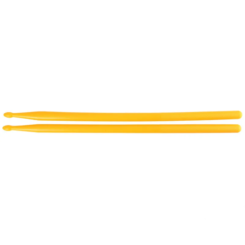 yellow Лидер продаж 1 пара из легкого Профессиональный 40 см нейлон 5A Барабаны палочки Барабаны Молотки Барабаны stick с анти-скользят для Барабаны mer - Цвет: yellow