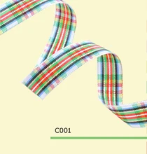 1 5 inch 38mm Christmas tartan plaid ribbon