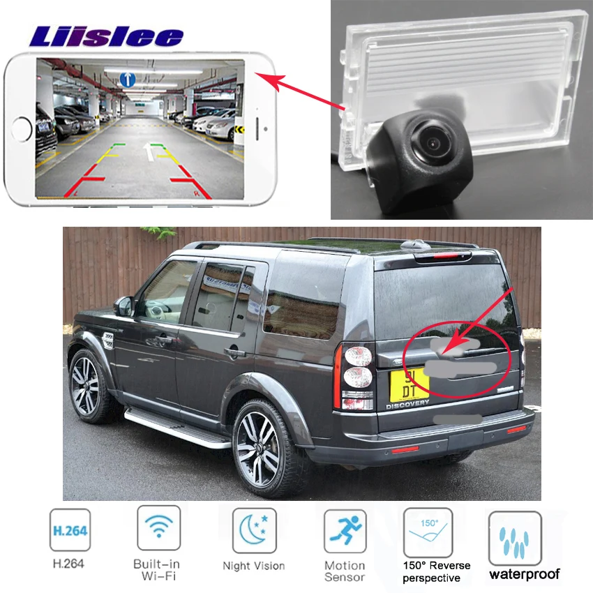 LiisLee car wireless Rear View Camera For Land Rover Discovery 3