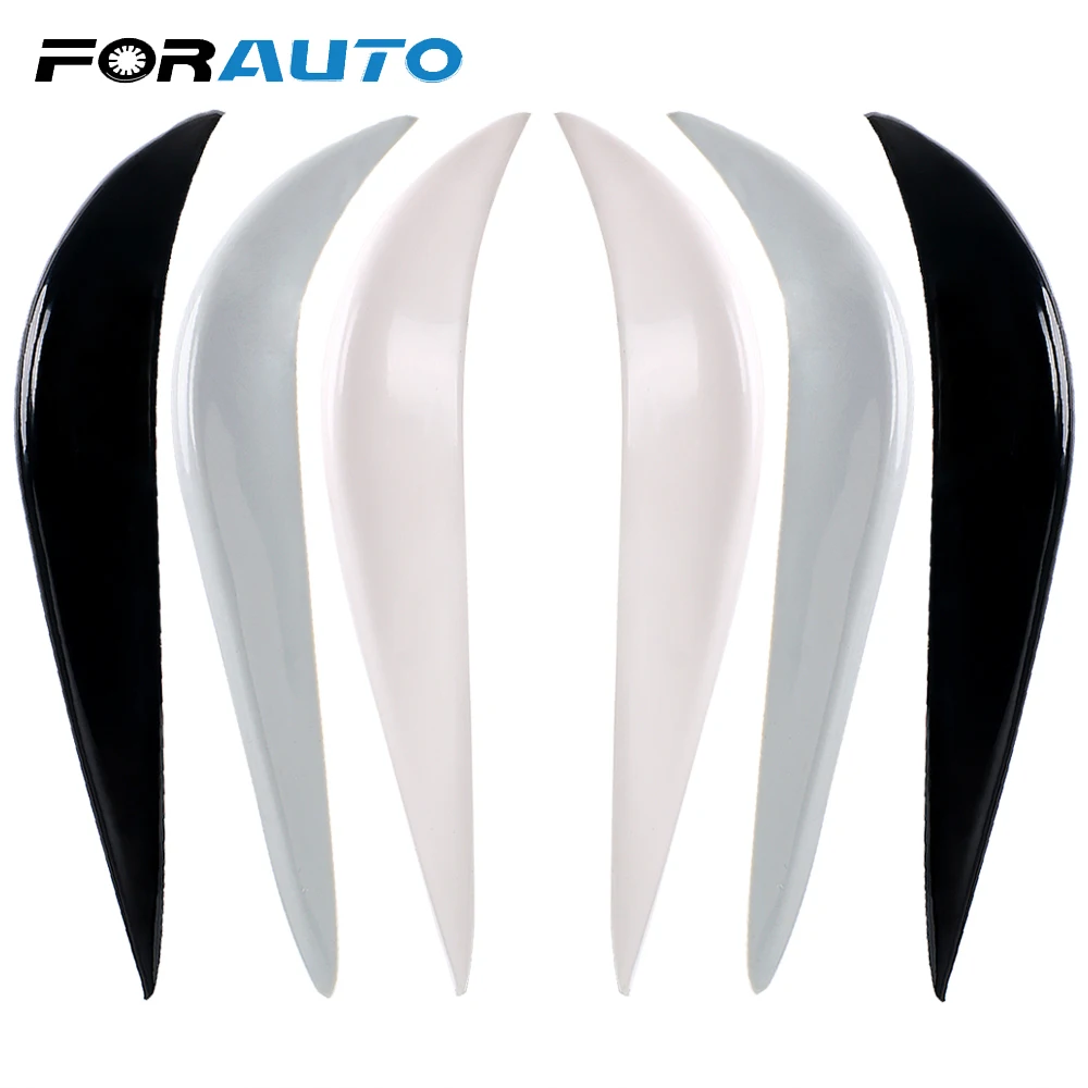 

Car Door Guards Exterior Front Bumper Lip Kit Scratch Protector 2pcs Anti-Scratch Strips Sticker Edge Corner Bumper Strips