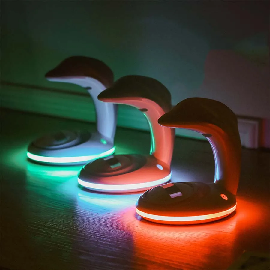 Coversage قوس قزح ليلة كشاف ضوئي الأطفال الاطفال الطفل النوم رومانسية Led مصباح إسقاط جو الجدة المنزل مصابيح