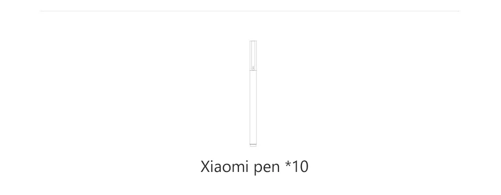 Xiaomi Mijia гелевая ручка 0,5 мм пуля Гладкий супер прочный пишущий знак ручки для школы офиса Япония MiKuni чернила ручка