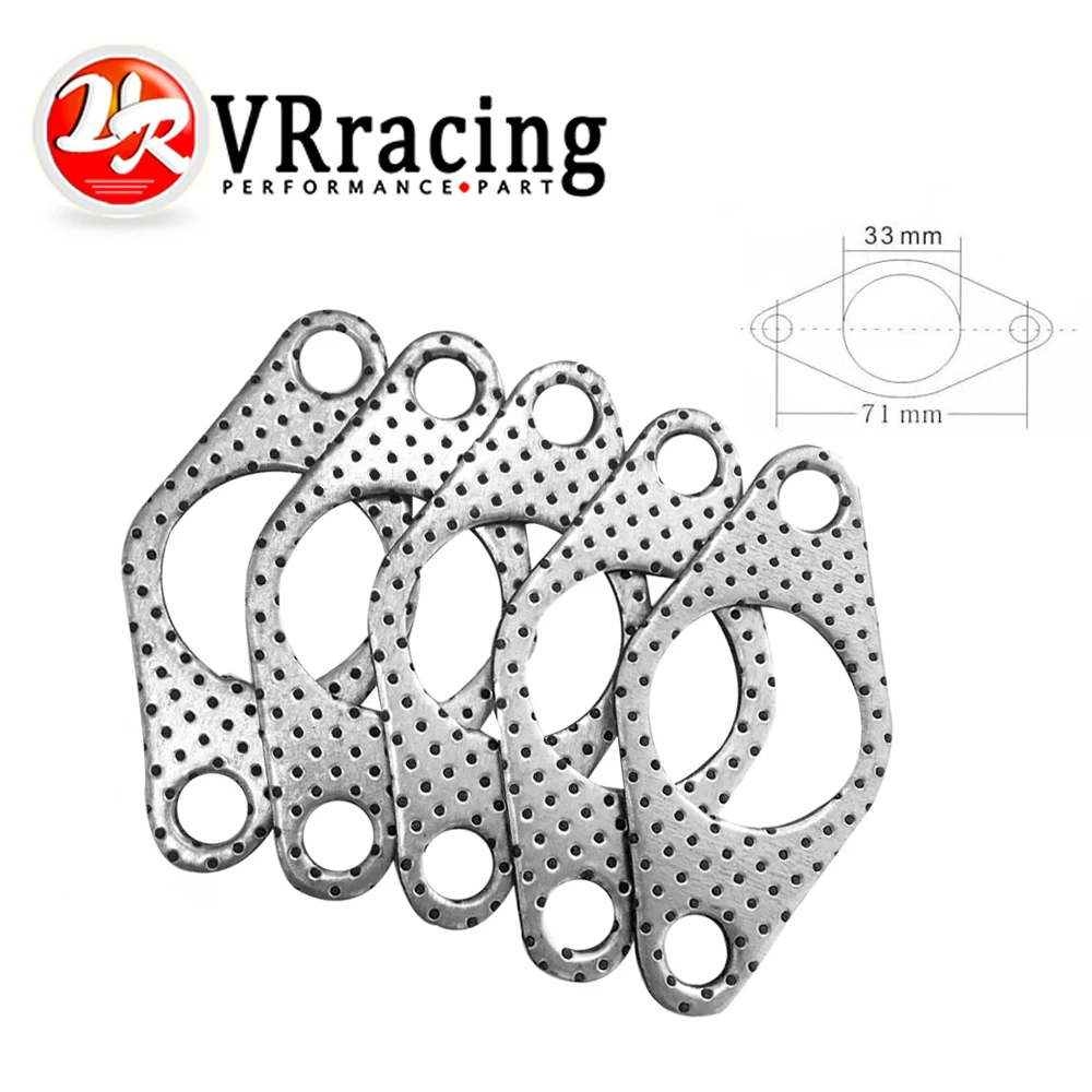 Vr Racing-Grafite In Alluminio Wastegate Discarica Di Tubo Tube Guarnizione Flangia 35 Mm/38 Mm Turbocompressore Vr4954